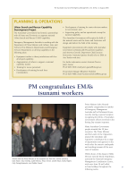 Thumbnail of PM congratulates EMA’s tsunami workers