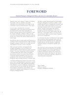 Thumbnail of FOREWORD: National Emergency Management Plan a ...