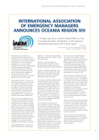 Thumbnail of International Association of Emergency Managers...