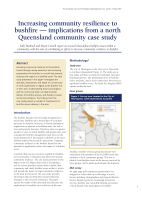 Thumbnail of Increasing community resilience to bushfire —...