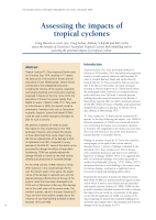 Thumbnail of Assessing the impacts of tropical cyclones