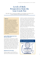 Thumbnail of Levels of Risk: Perspectives from the Lost Cree...