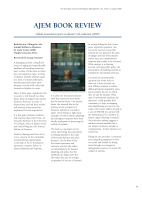 Thumbnail of AJEM BOOK REVIEW: Global assessment report on d...