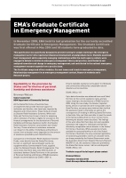 Thumbnail of EMA's Graduate Certificate in Emergency Management