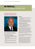 Thumbnail of In PROFILE: Frank Pagano AFSM ESM