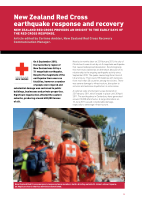 Thumbnail of New Zealand Red Cross earthquake response and r...