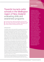 Thumbnail of Towards tsunami-safer schools in the Wellington...