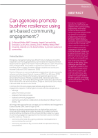 Thumbnail of Can agencies promote bushfire resilience using ...