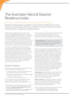 Thumbnail of The Australian Natural Disaster Resilience Index