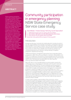 Thumbnail of Community participation in emergency planning: ...