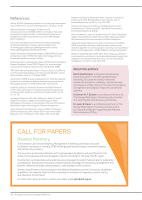 Thumbnail of Call for papers: Disaster recovery