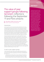 Thumbnail of The value of peer support g...
