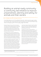 Thumbnail of Building an animal-ready community: a community...