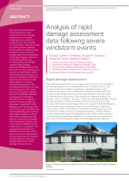 Thumbnail of Analysis of rapid damage assessment data follow...