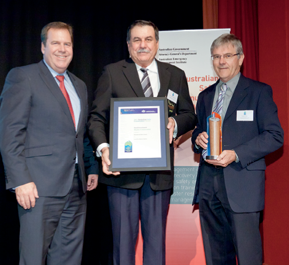 Photograph of the Hon Robert McClelland with award winners from Hinchinbrook Shire Council