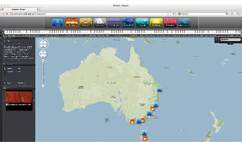Screenshot of the Disaster Mapper resource