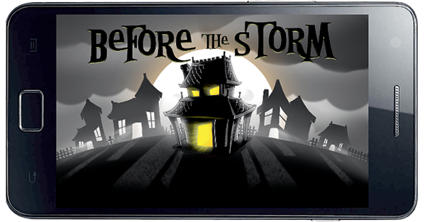 Image of the Before the Storm game on a smartphone