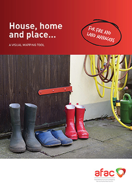 Cover of the AFAC report ‘House, home and place…’