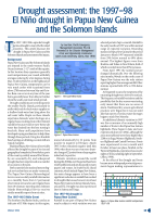 Thumbnail of Drought assessment: the 1997-98 El Nino drought...