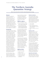 Thumbnail of The Northern Australia Quarantine Strategy