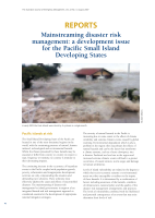 Thumbnail of REPORTS: Mainstreaming disaster risk management...