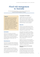 Thumbnail of Flood risk management in Australia