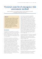 Thumbnail of Victoria’s state-level emergency risk assessm...
