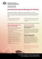Thumbnail of Australian Emergency Management Institute