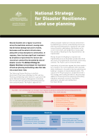 Thumbnail of National Strategy for Disaster Resilience: Land...