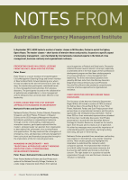 Thumbnail of Notes from the field: Australian Emergency Mana...