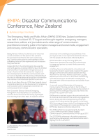 Thumbnail of EMPA: Disaster Communications Conference, New Z...