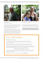 Thumbnail of Call for papers: disaster r...