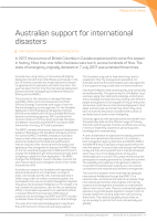 Thumbnail of Australian support for international disasters
