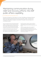 Thumbnail of Maintaining communication during relief and rec...